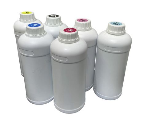 DTF-Tinte CMYKW 1000ML für den Übertragungsdruck mit Weißtintendruckmaschine und das Warmschmelzpulver