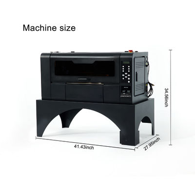 A3 Druckgröße DTF-Drucker Andemes Kleiner 2-Kopf-Drucker T-Shirt Druckmaschine