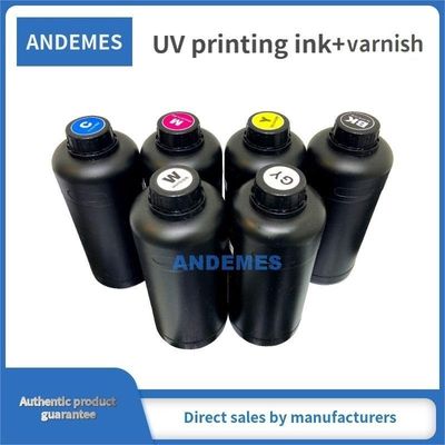 CMYKW V UV-Tinte 100 ml 70 ml Für Aufkleber Druck UV-Drucker Helle Farbe ausgezeichnet