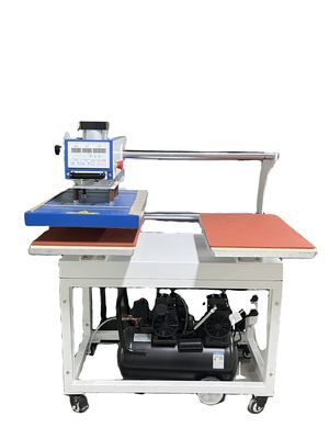 Hemd DTF Halbautomatische Wärmepresse 40*60cm Doppelstation