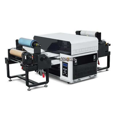 Kleiderdruckmaschine 6 Farben A3 Größe UV-LED-Uv-Flachbodendruckmaschine Rollendruckmaschine 3060 UV-DTF-Drucker mit Lack