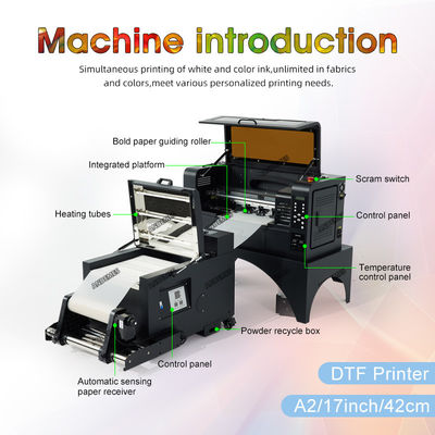 17 Zoll T-Shirt Dtf Drucker Custom Transfer Druck für alle Stoffe Kleinunternehmen