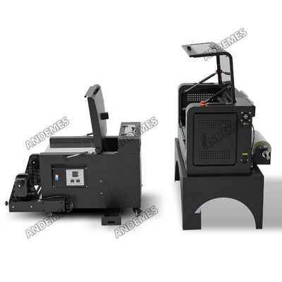 T-Shirt-Druckmaschine 17 Zoll 42 cm DTF-Drucker mit doppeltem Kopf XP600 mit Pulvershaker