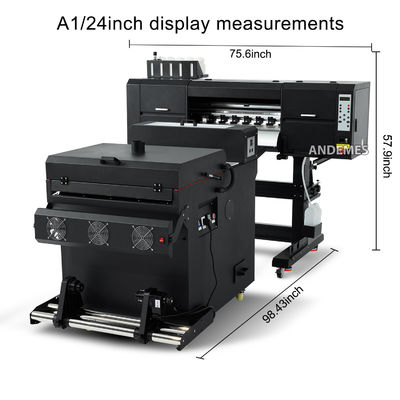 24 Zoll/60 cm DTF-Drucker mit I3200-Doppelkopf-Direct-to-Film-DTF-Ofendruckmaschine