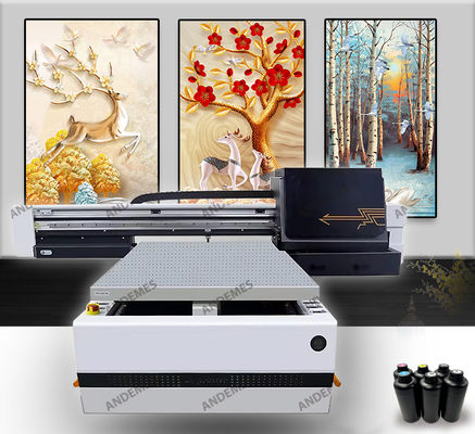 60cm UV-Flachbettdrucker i3200 Druckkopf mit automatischem Trocknungssystem