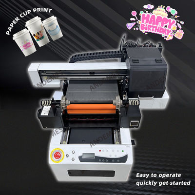 Auflösung CMYKWV UV-Tintendruckmaschine mit Epson XP600*2 Druckkopf und Maintop-Software