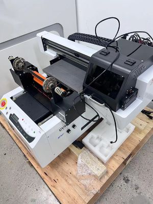 CMYKWWWW Tinten-Roll-to-Roll 4050 UV-Drucker für die Aufkleberdrucklösung