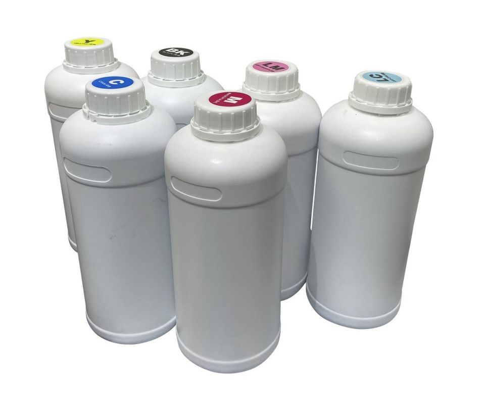 DTF-Tinte CMYKW 1000ML für den Übertragungsdruck mit Weißtintendruckmaschine und das Warmschmelzpulver