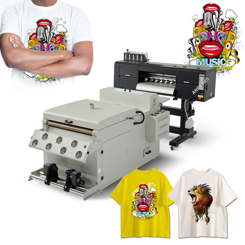 A1 PET-Film Offset T-Shirt DTF-Drucker 60cm Druckbreite DTF-Drucker mit Shake-Pulver