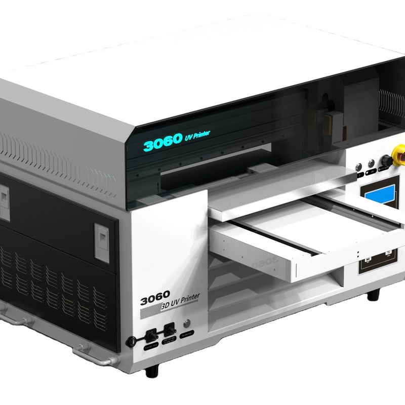 3060 UV-Drucker A3-Flachbettdruckmaschine zum Drucken von Flaschen und Aufklebern