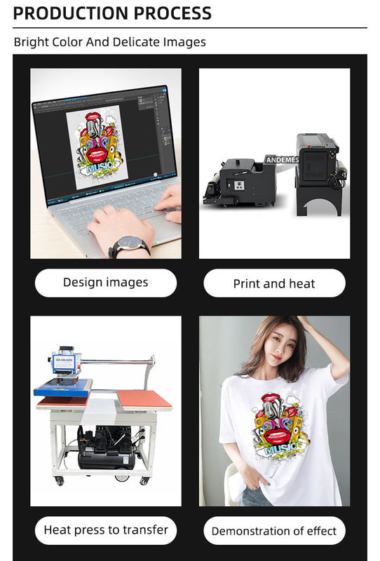 A3-DTF-Drucker mit Windows 7/8/10 Kompatibilität für multifunktionale Wärmeübertragung und A3-Druckgröße