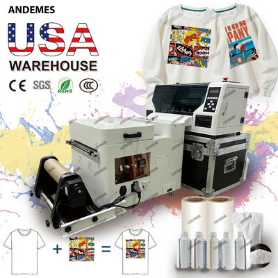 Heiss verkaufen Mini A3 13 Zoll DTF Drucker 33cm Dual Xp600 Kopf mit Pulvershaker Ofen T-Shirt Druck